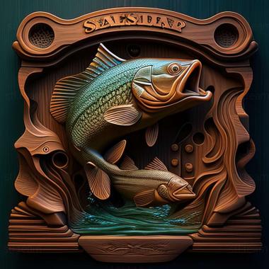 3D model SEGA Bass Fishing game (STL)